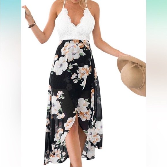 Dresses & Skirts - Gorgeous Silk and Lace Dress